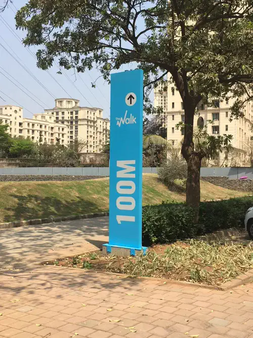 Hiranandani signage, detail 6