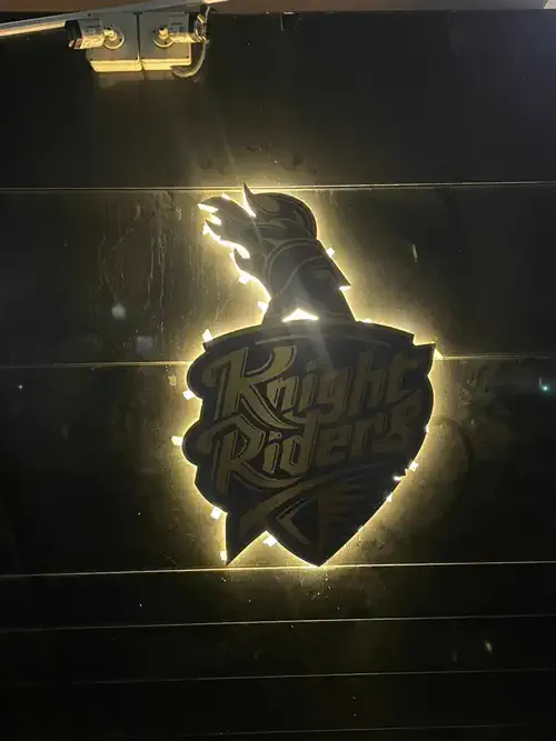 Kolkata Knight Riders signage, detail 5
