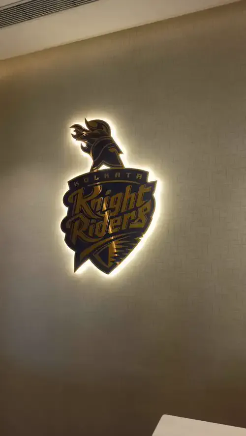 Kolkata Knight Riders signage, detail 6