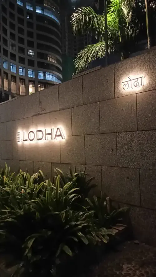 Lodha signage, detail 25