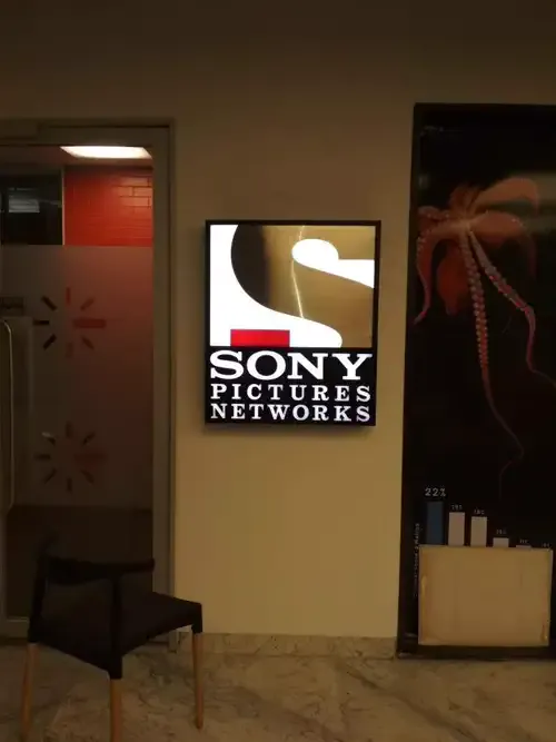 Sony Pictures signage, detail 6