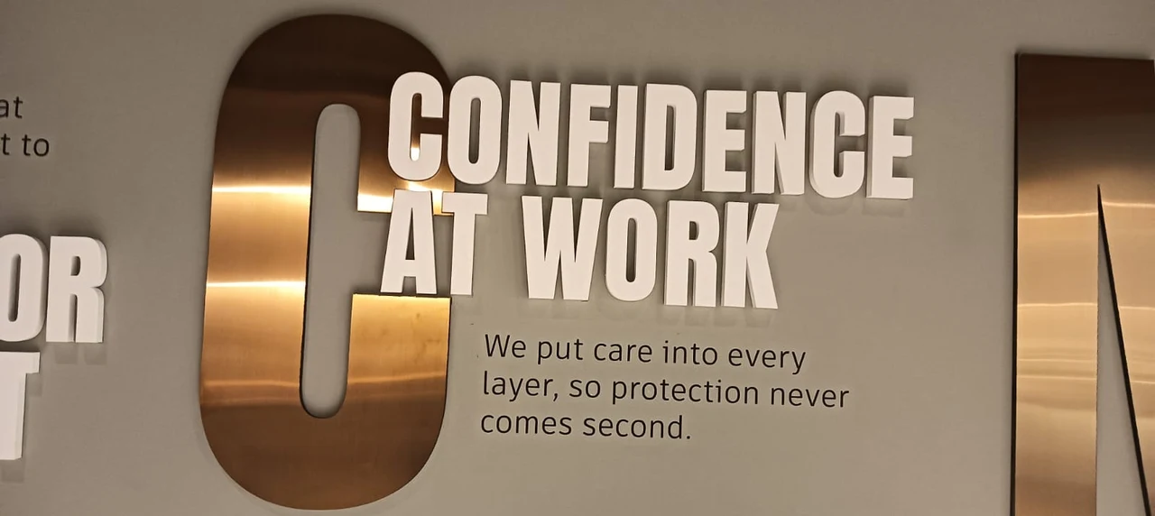 Acme Safety Shoes signage, detail 7