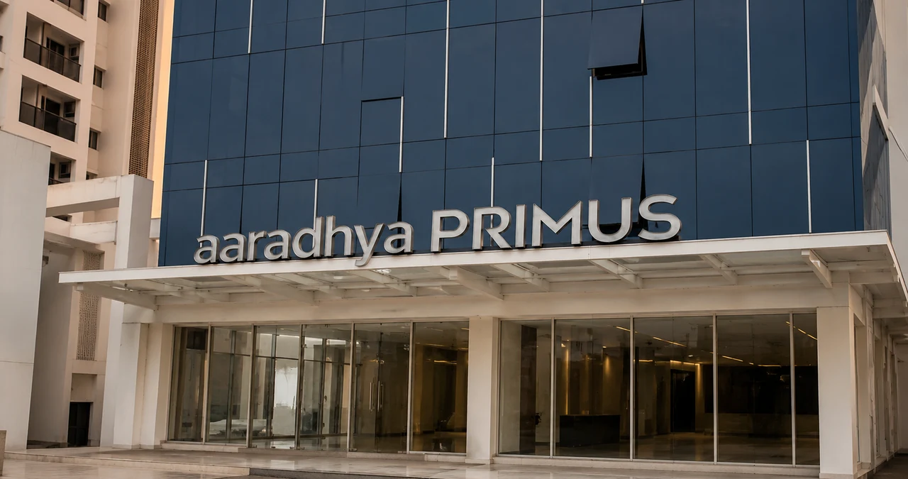 Aaradhya Primus signage, detail 7