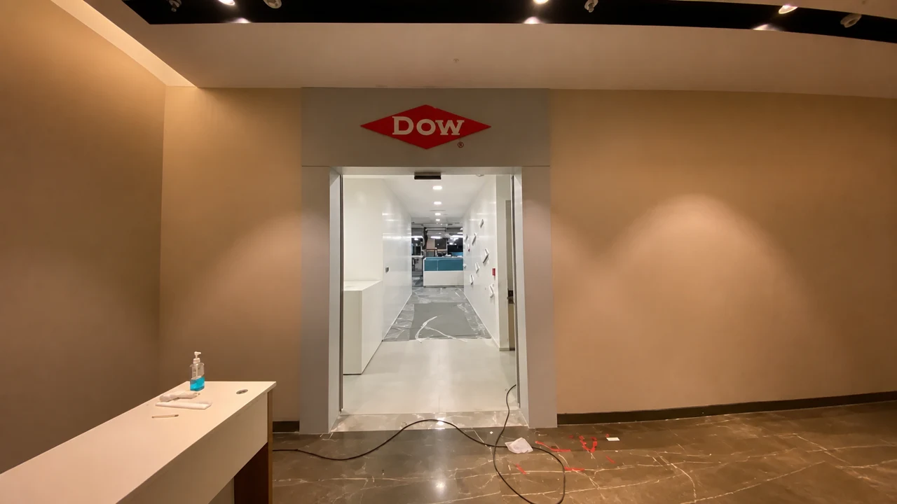 DOW signage, detail 8