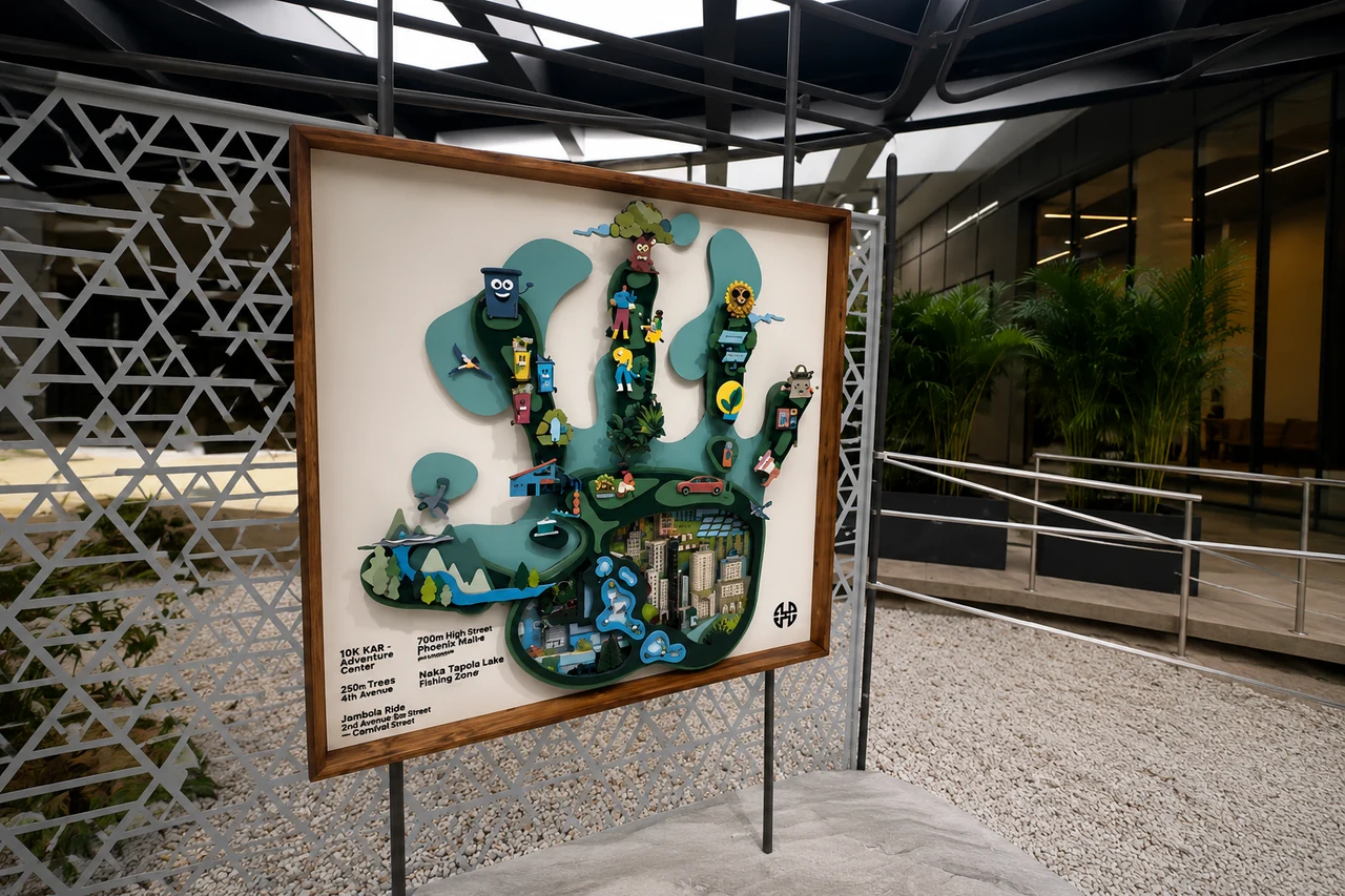 Hiranandani signage, detail 10