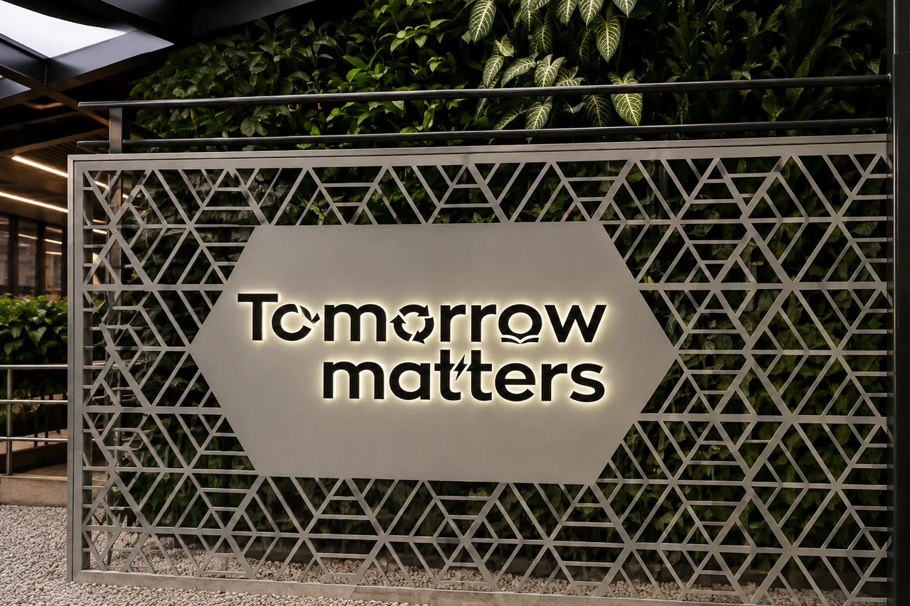 Hiranandani signage, detail 13