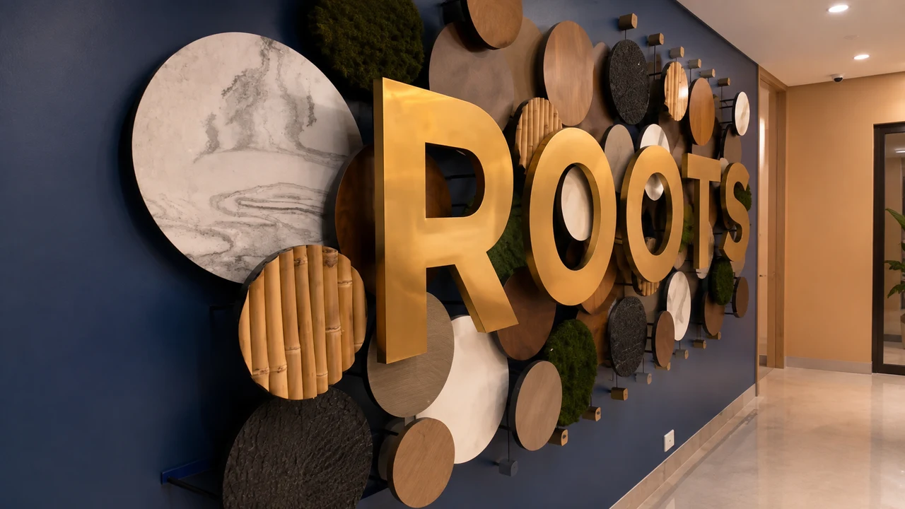 Kalpataru signage, detail 4