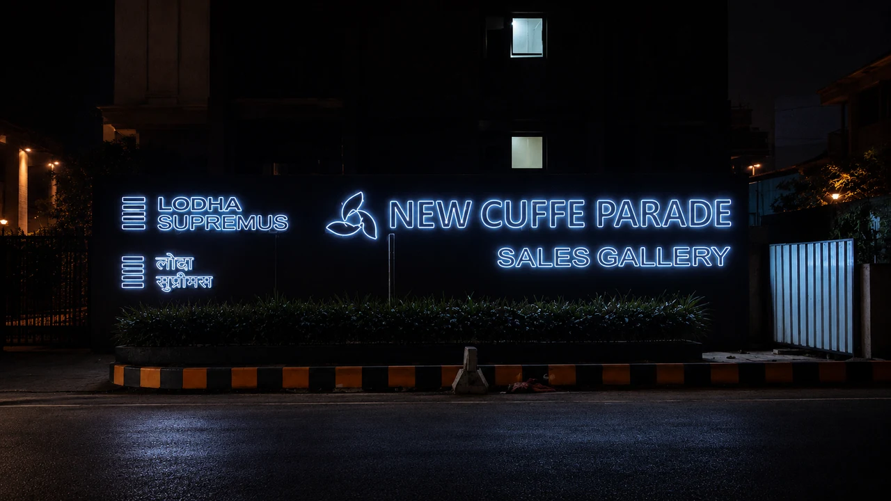 Lodha signage, detail 4