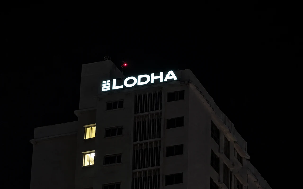 Lodha signage, detail 5