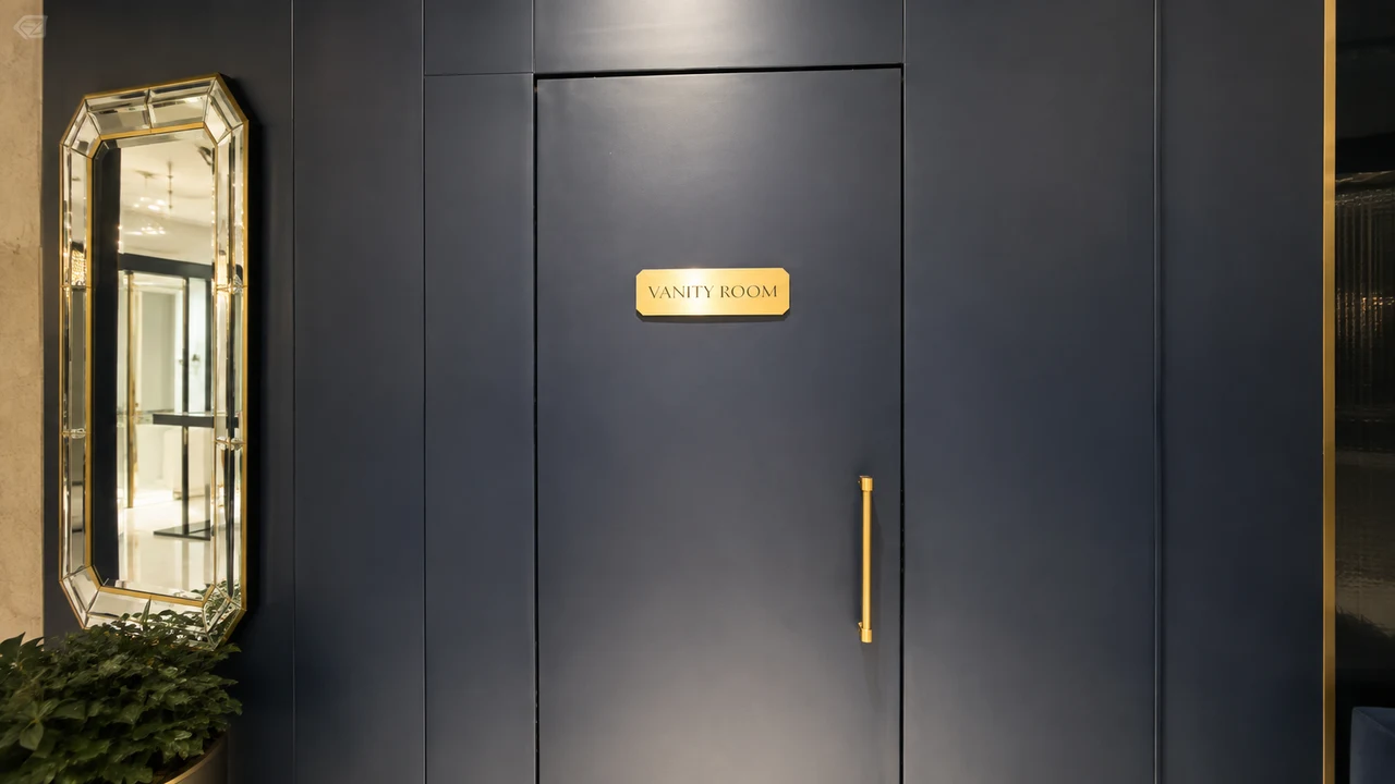 Manubhai Jewellers signage, detail 13