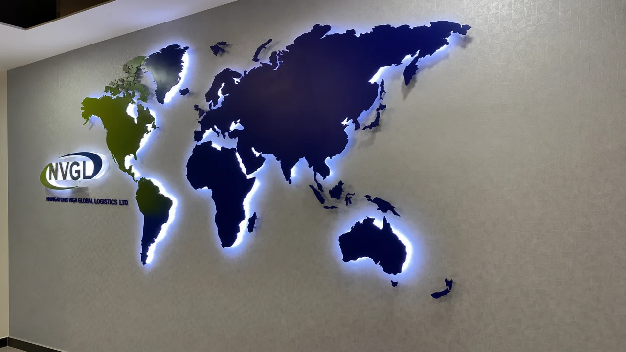 Navigators Visa Global Logistics LTD signage, detail 3