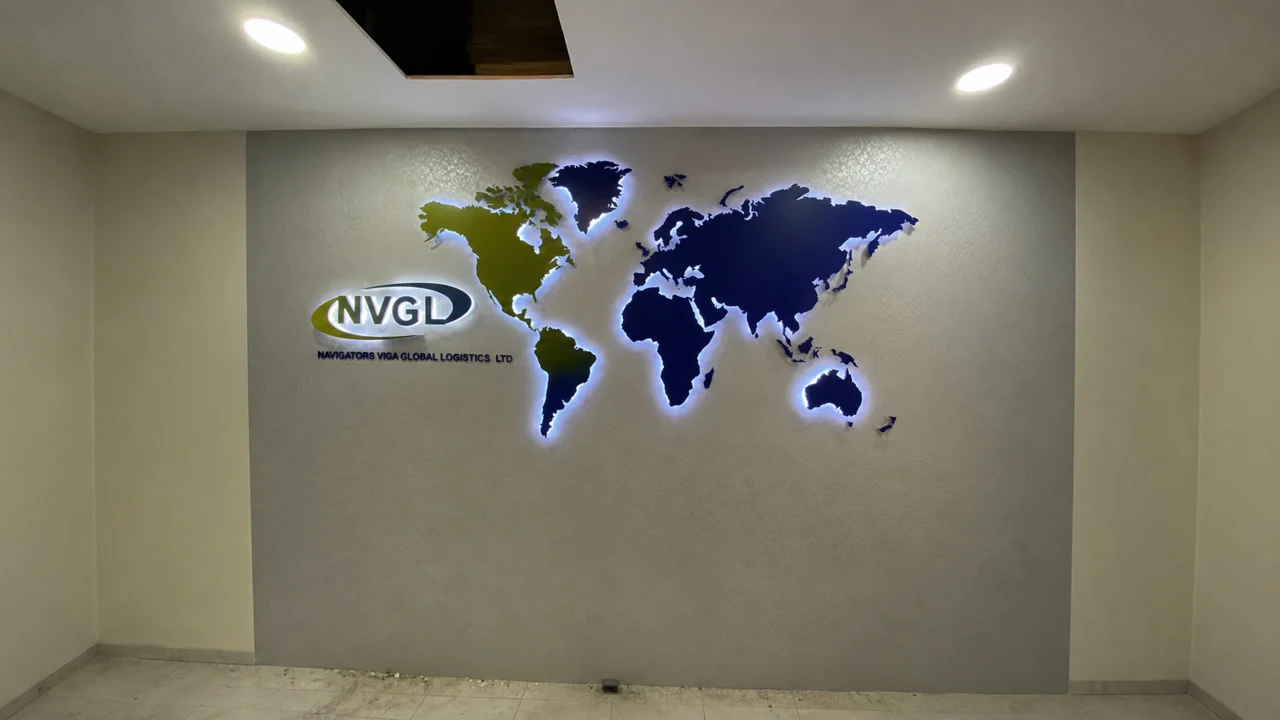 Navigators Visa Global Logistics LTD signage, detail 4
