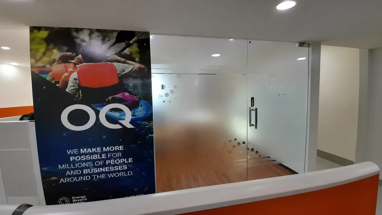 OQ Energy signage, detail 5