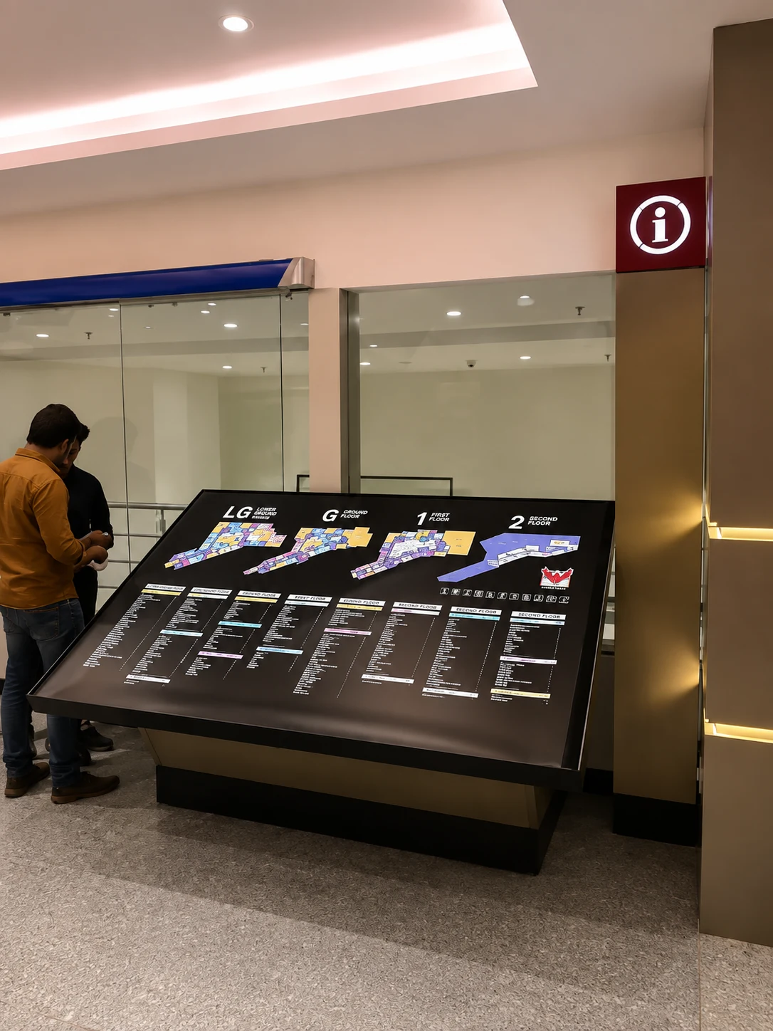Phoenix signage, installed view