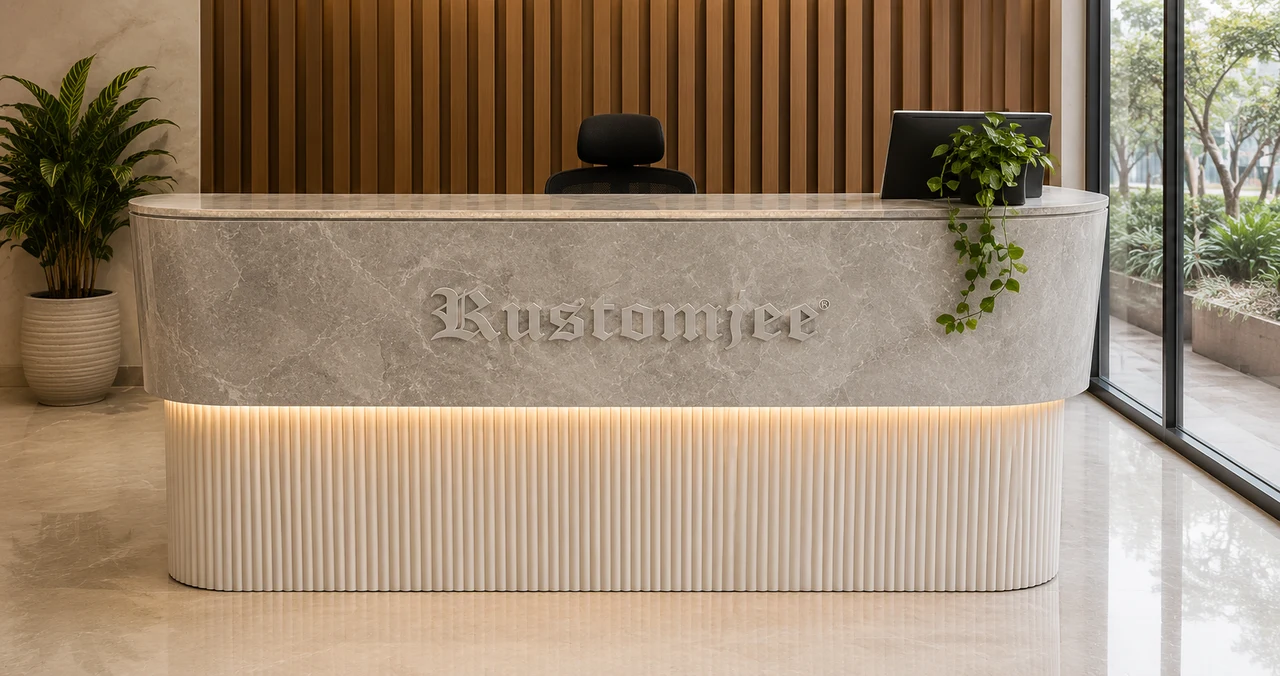 Rustomjee signage, detail 2