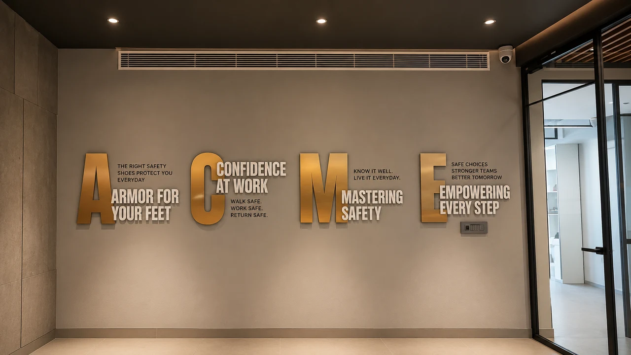 Corporate brand environment and office signage design - Execution 1