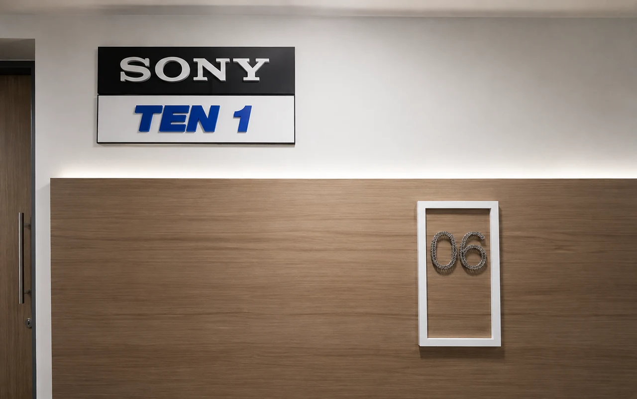 Sony Pictures signage, detail 14
