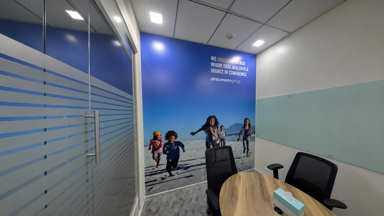 Straumann Group signage, detail 15