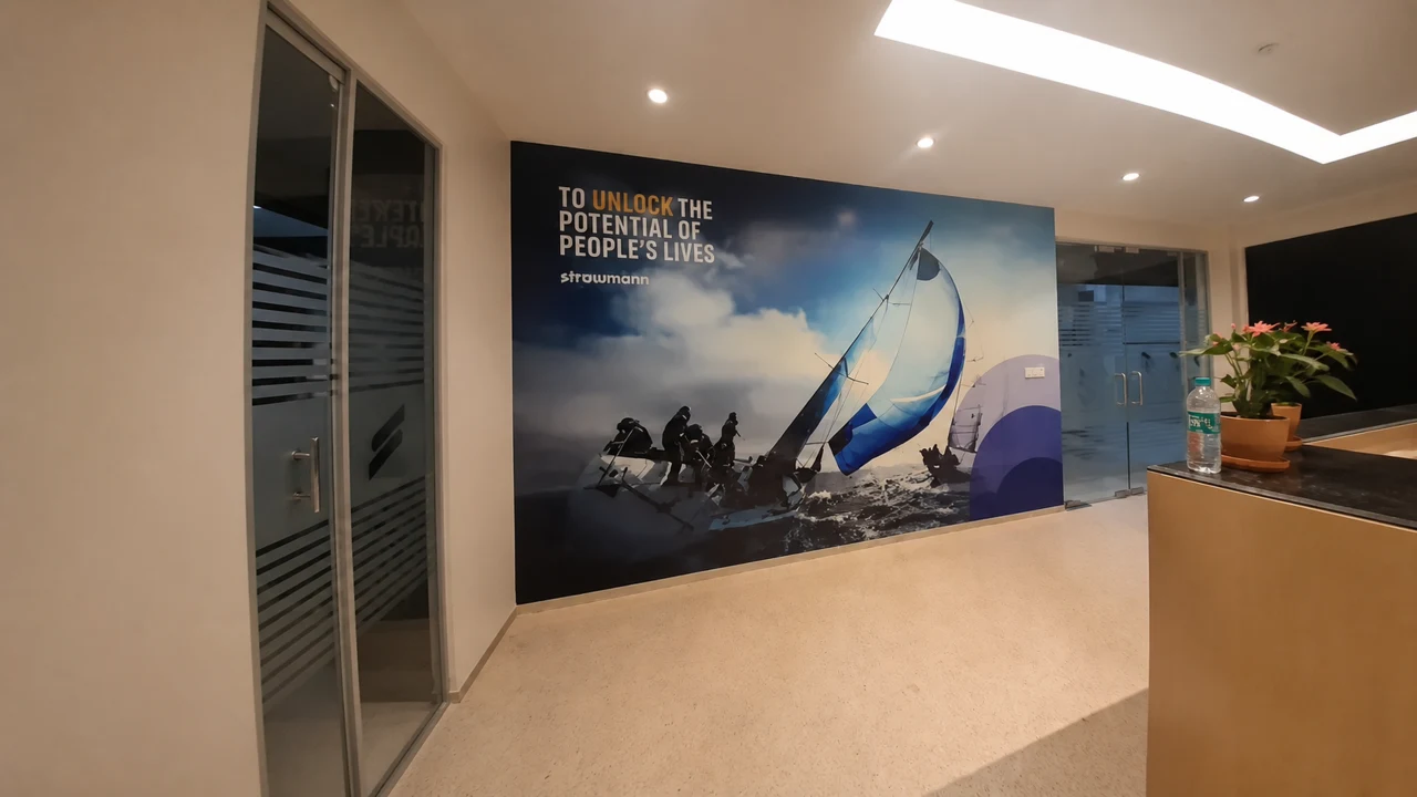 Straumann Group signage, detail 9