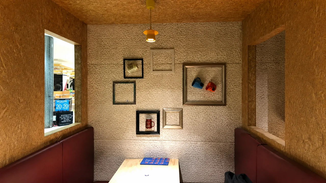 Tea Villa Cafe signage, detail 5