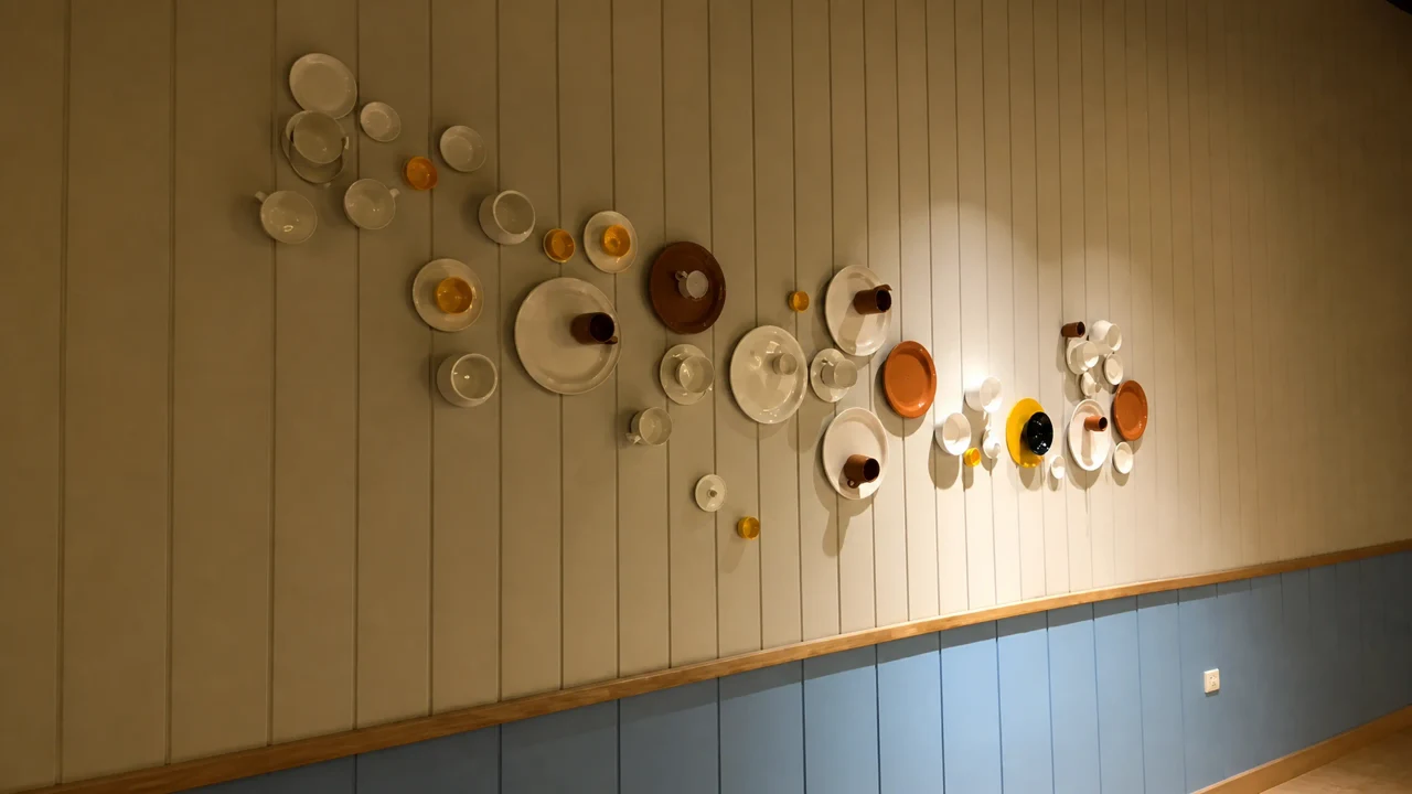 Tea Villa Cafe signage, detail 8