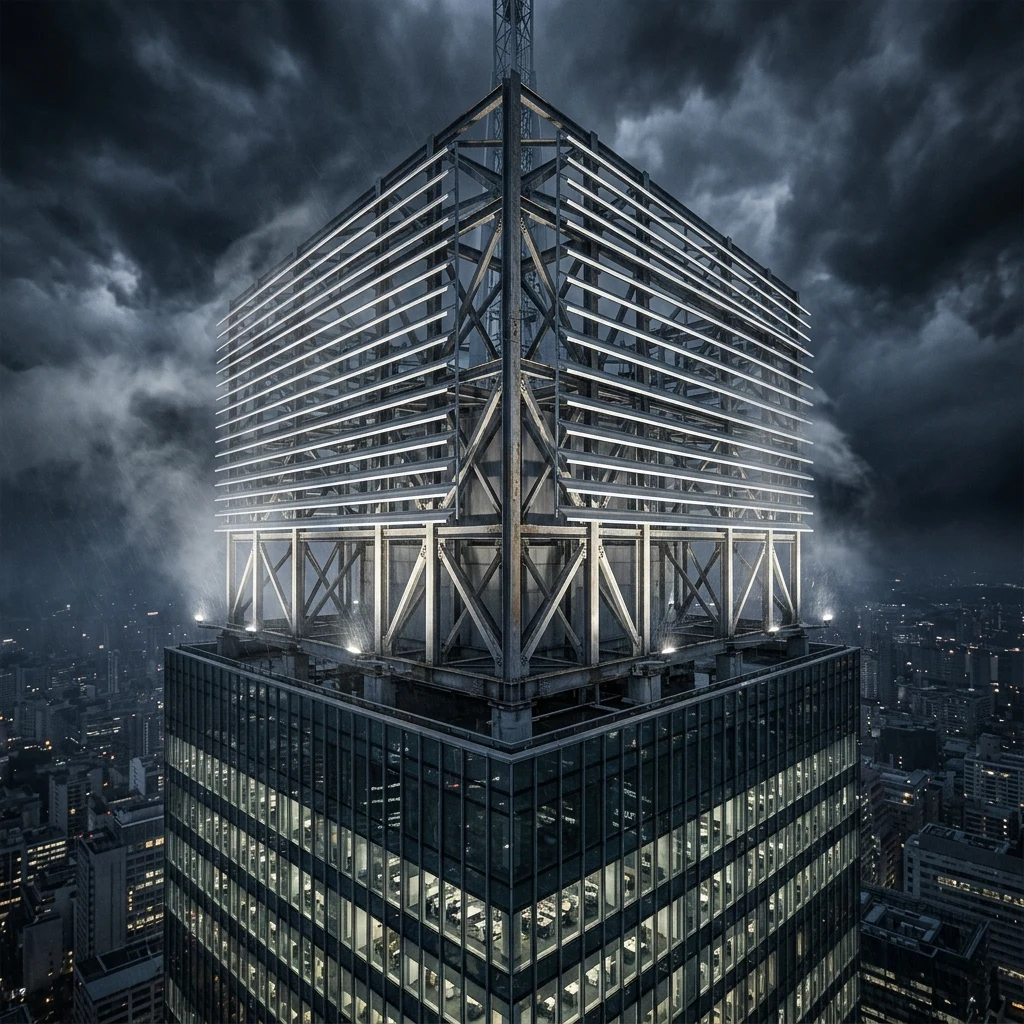 Architectural wind load design for rooftop and façade signage