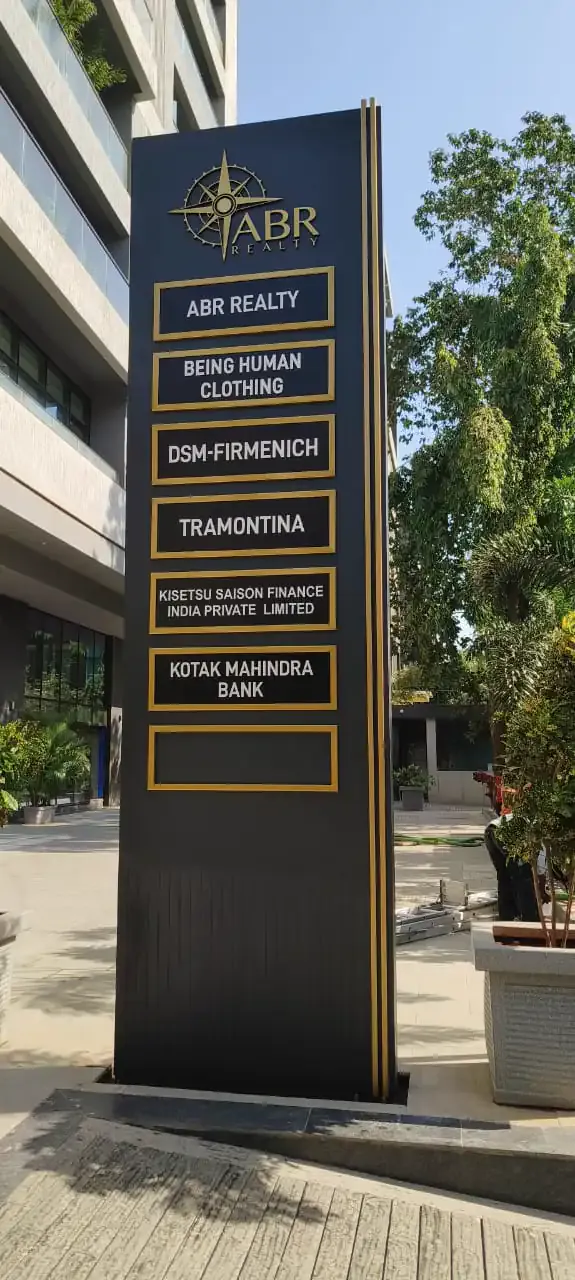 Custom wayfinding signage manufacturing in Mumbai - Project 3