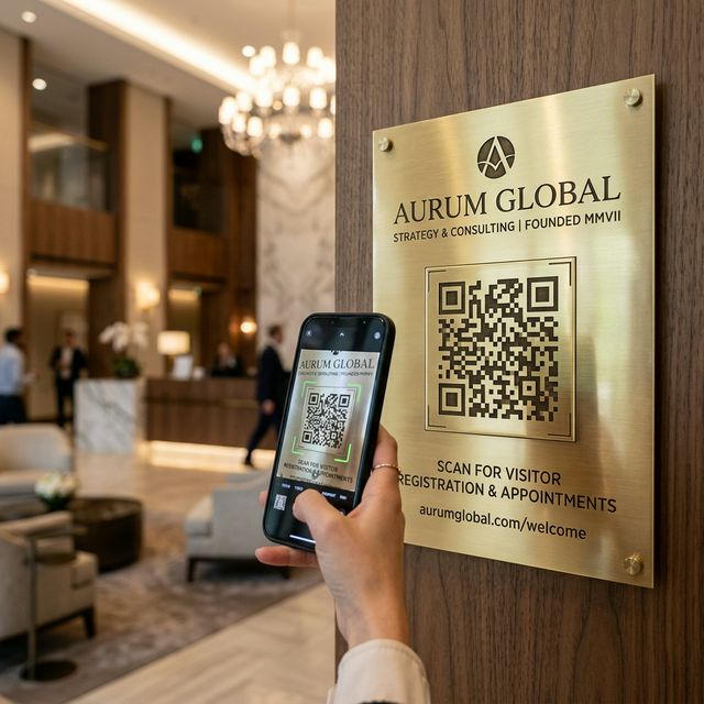 Phygital Signage — Integrating NFC, QR & AR into Architectural Signs
