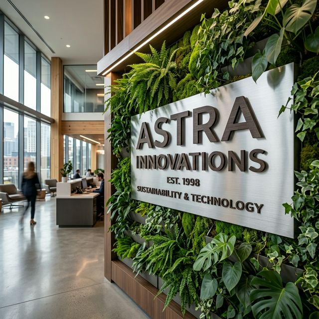 Sustainable Luxury Signage — Eco-Friendly Materials That Don't Compromise on Premium