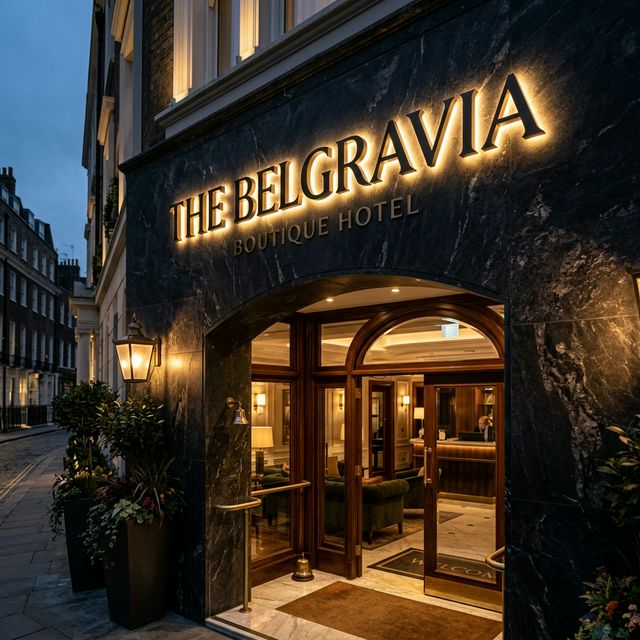 The Science of First Impressions — How Hotel Signage Shapes Guest Perception